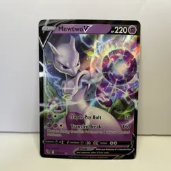 Pokemon TCG Mewtwo V 030/078 Pokemon GO PGO Ultra Rare Sword & Shield SSH NM - Image 1