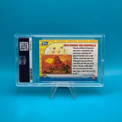 New Friends & Farewells Foil #59 1999 Topps Pokemon First Movie Blue Logo PSA 9 - Image 3