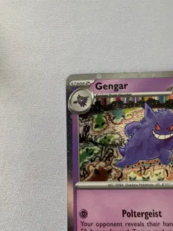 Pokemon TCG Gengar Scarlet & Violet-151 094/165 Cosmos Holo Rare - Image 3