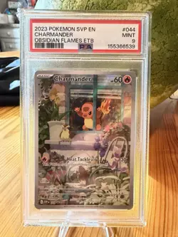 Pokemon Charmander 044 Sv Scarlet & Violet Promo Holo EN 2023 PSA 9 - Image 1