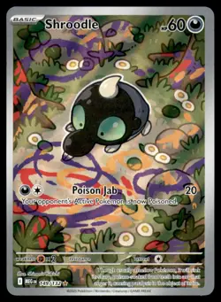 Shroodle 149 132 Illustration Rare Mega Evolution Pokemon NM - Image 1