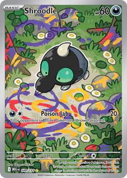 Shroodle 149 132 Illustration Rare Mega Evolution Pokemon NM - Image 4