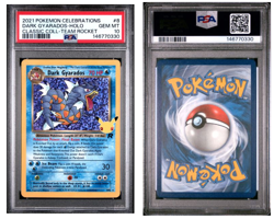 2021 POKEMON CELEBRATIONS CLASSIC COLLECTION #8 DARK GYARADOS-HOLO PSA 10 - Image 3