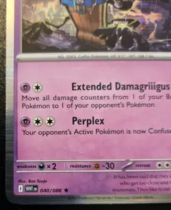 Cofagrigus 040/086 Holo Rare Scarlet & Violet: White Flare Pokemon TCG - Image 4