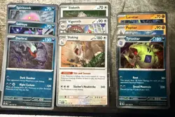 Full set of 9 Pokemon cosmos holo triple whammy promos darkrai tyranitar - Image 1