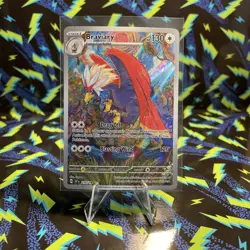 Pokemon TCG Braviary Sv08: Surging Sparks 214/191 Illustration Rare NM - Image 1