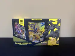 Pokemon Pikachu and Zekrom GX Premium Collection Sealed Tag Team Box - Image 1