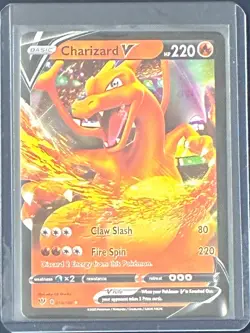 Pokemon Charizard V SWSH03: Darkness Ablaze #019/189 Near Mint NM - Image 1