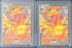Pokemon Charizard V SWSH03: Darkness Ablaze #019/189 Near Mint NM - Image 3