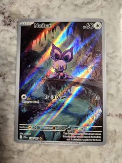 Noibat 169/159 SV09 Journey Together Illustration Rare Holo English Pokemon NM - Image 1