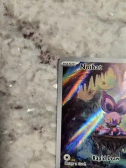 Noibat 169/159 SV09 Journey Together Illustration Rare Holo English Pokemon NM - Image 4