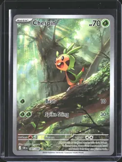Chespin 087/086 Shiny Rare ME04: Chaos Rising Pokemon NM/M - Image 1
