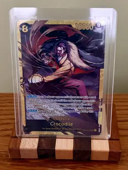 Crocodile 2026 One Piece Azure Sea's Seven #OP14-120 Secret Rare - Image 2