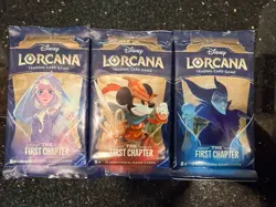 Disney Lorcana TCG: The First Chapter Booster Packs (3pks) 4050368981721 - Image 1