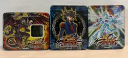 3 Yu-Gi-Oh Trading Card Game Tins Only no Cards Red Dragon Majestic Star Dragon - Image 1
