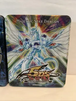 3 Yu-Gi-Oh Trading Card Game Tins Only no Cards Red Dragon Majestic Star Dragon - Image 4