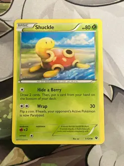 Shuckle 1/124 XY Fates Collide Pokemon TCG Card LP/NM - Image 1