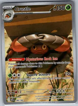 Crustle 186/182 SV10: Destined Rivals - Pokemon Card - NM - Image 1