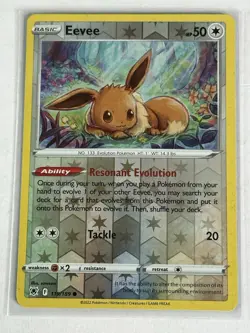Eevee Reverse Holo 119/189 Astral Radiance Sword & Shield Card R Holographic - Image 1