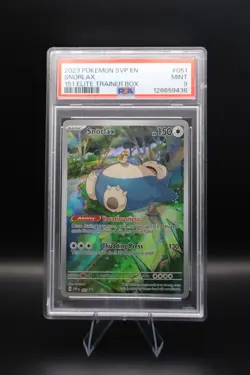 Snorlax 051 Sv: Scarlet & Violet Promo Cards Holo PSA 9 - Image 1