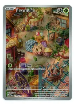 Bramblin Illustration Rare 198/193 Paldea Evolved Pokemon Card - Image 1