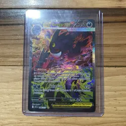 Pokemon Mega Gengar EX Full Art Holo Secret Rare Card 284/217 350 HP 230 Attack - Image 1