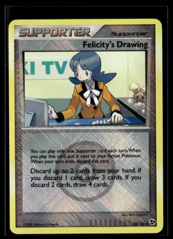 Felicity's Drawing 98/106 League & Championship Cards Reverse Holo Holofoil - Image 1