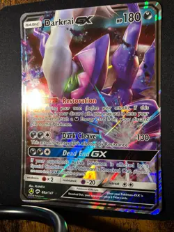 Pokemon Darkrai GX Oversized Jumbo Promo Ultra Rare Card 2018 88a/147 NM - Image 1