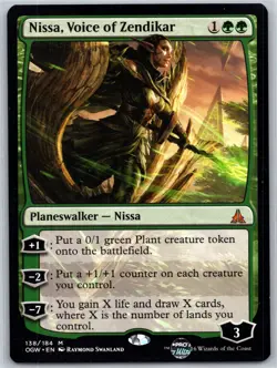 Nissa, Voice of Zendikar M Oath of the Gatewatch 138 NM - Image 1