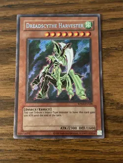 Yugioh Dreadscythe Harvester RP02-EN100 Secret Rare 2025 Print NM/LP - Image 1