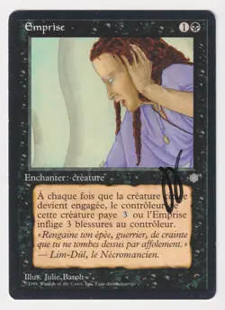 Signed French Seizures Proof MP Ice Age Artist Julie Baroh 1996 MTG Magic AP! - Image 1