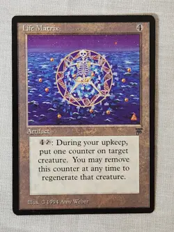 NM Life Matrix Legends Mtg Magic the Gathering - Image 1