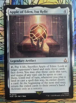 Apple of Eden, Isu Relic Universes Beyond: Assassin's Creed Regular MTG - Image 1