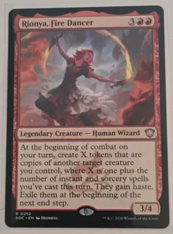 Rionya, Fire Dancer Commander: Secrets of Strixhaven Regular - Image 1