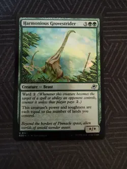 mtg harmonious grovestrider foil edge of eternities - Image 1