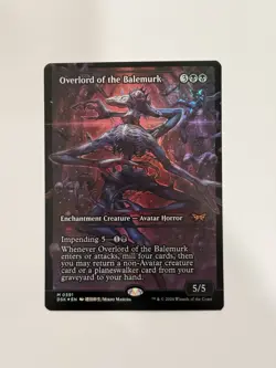 Overlord of the Balemurk (Showcase) Duskmourn: House of Horror Foil NM Free Ship - Image 1