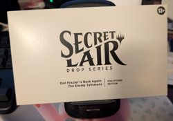 MTG SECRET LAIR Dan Frazier is Back Again - Enemy Talismans [FOIL ETCHED] SEALED - Image 1