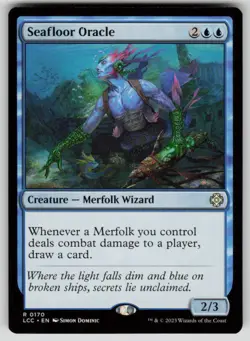 Seafloor Oracle Rare Commander: The Lost Caverns of Ixalan 170 MTG Near Mint - Image 1