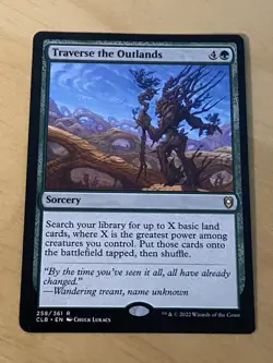 1x Traverse the Outlands - Commander Legends: Battle For Baldur's Gate - NM - Image 1