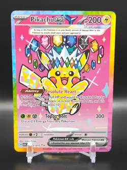 Pokemon - Pikachu Ex 277/217 - Ascended Heroes Special Illustration Rare - Image 1