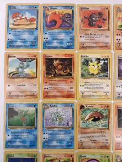 Vintage Pokemon Lot Of 20 WOTC Base Set Jungle Fossil Lot Unlimited MP - Image 2