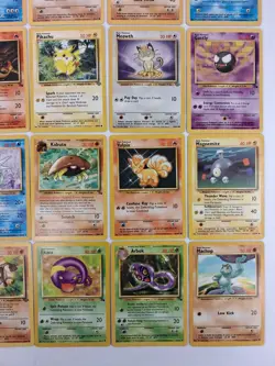Vintage Pokemon Lot Of 20 WOTC Base Set Jungle Fossil Lot Unlimited MP - Image 5