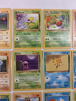 Vintage Pokemon Lot Of 20 WOTC Base Set Jungle Fossil Lot Unlimited MP - Image 3