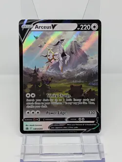 Pokemon TCG SWSH Black Star Promo SWSH204 Arceus V NM - Image 1