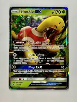 Shuckle GX 2018 Pokemon SM Lost Thunder Rare #17/214 * Near Mint - Image 1