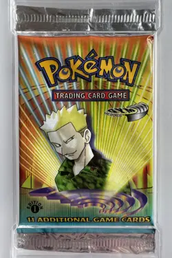 2000 Pokemon Gym Heroes Lt. Surge 1st Edition Sealed Pack PSA 8 NM-MT, #88831247 - Image 3