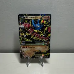 M Lucario EX 55/111 XY-Furious Fists Ultra Rare Holo Full Art Pokemon TCG - Image 1