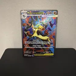 Pokemon Mega Lucario ex #160/132 English Mega Evolution Ultra Rare Full Art - Image 1