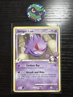 Pokemon TCG Gengar GL LV65 Rising Rivals 40/111 2009 LP-NM - Image 1