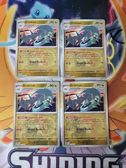 Drakloak 129/167 - Reverse Holo Prize Pack Pokemon Mid-Year Celebration NM X4 - Image 1
